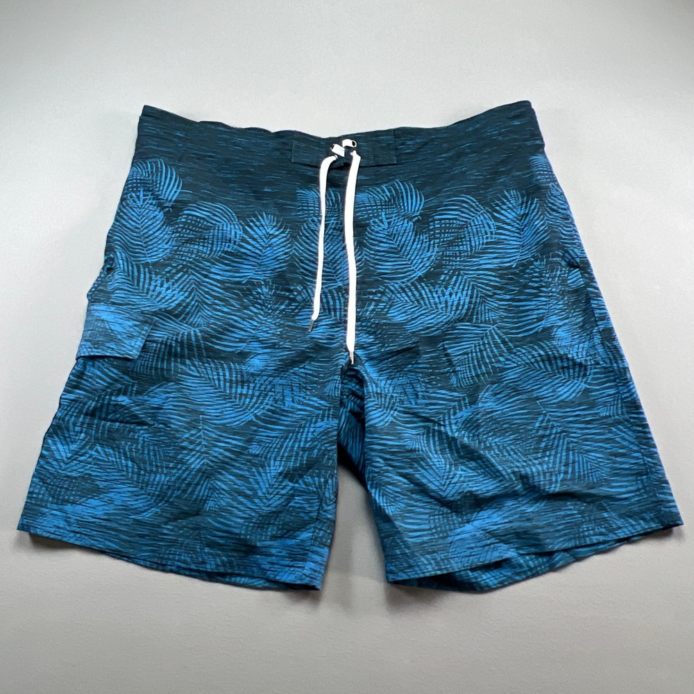 Sonoma Board Shorts Mens 42 Multi Tropical Mesh Lined Drawstring Surfboarding